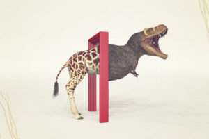 Risk and Uncertainty- half giraffe half t-rex